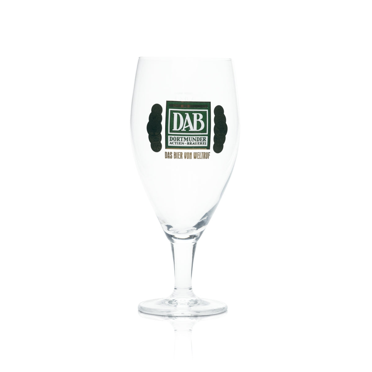 6x Dortmund Aktien Brauerei beer glass, 0.4 l, tulip shape, pilsner glasses, DAB – View 2