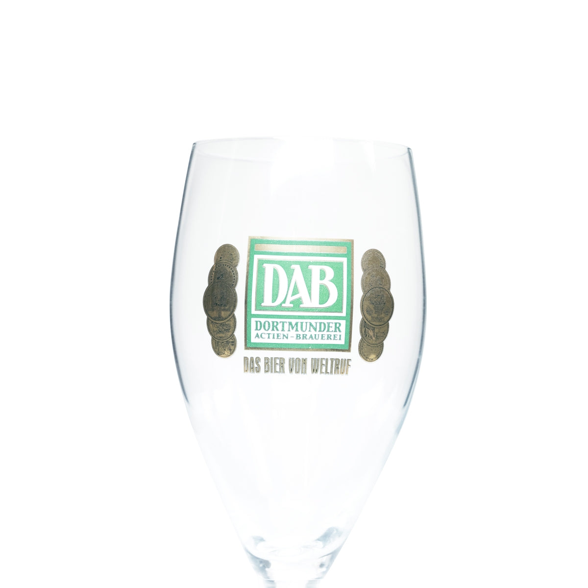 6x Dortmund Aktien Brauerei beer glass, 0.4 l, tulip shape, pilsner glasses, DAB – View 4