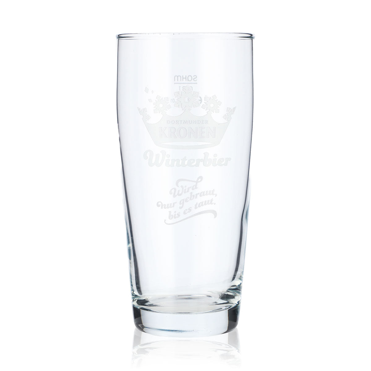 6x Dortmund Kronen beer glasses Willibecher glass 0.3l Winter beer edition – View 2