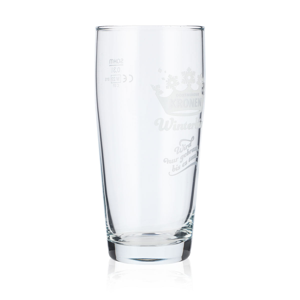 6x Dortmund Kronen beer glasses Willibecher glass 0.3l Winter beer edition – View 3