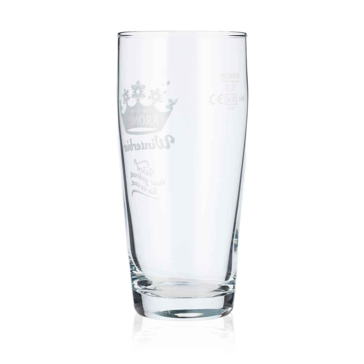 6x Dortmund Kronen beer glasses Willibecher glass 0.3l Winter beer edition – View 4