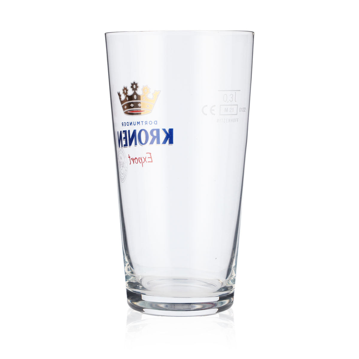 6x Dortmund Kronen Willi mug Beer glass 0.3l Beer glasses Export – View 4