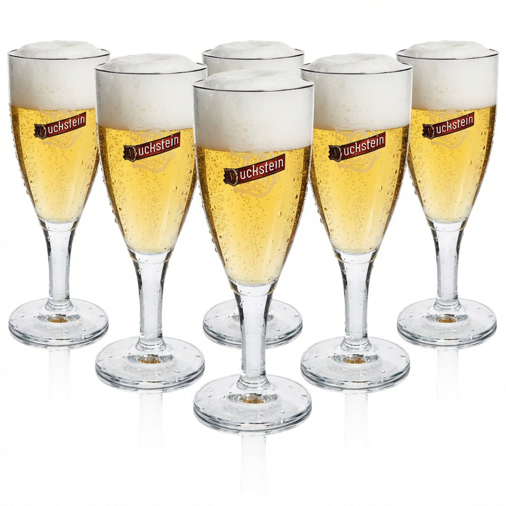 6x Duckstein beer glass 0.3l sommelier glass