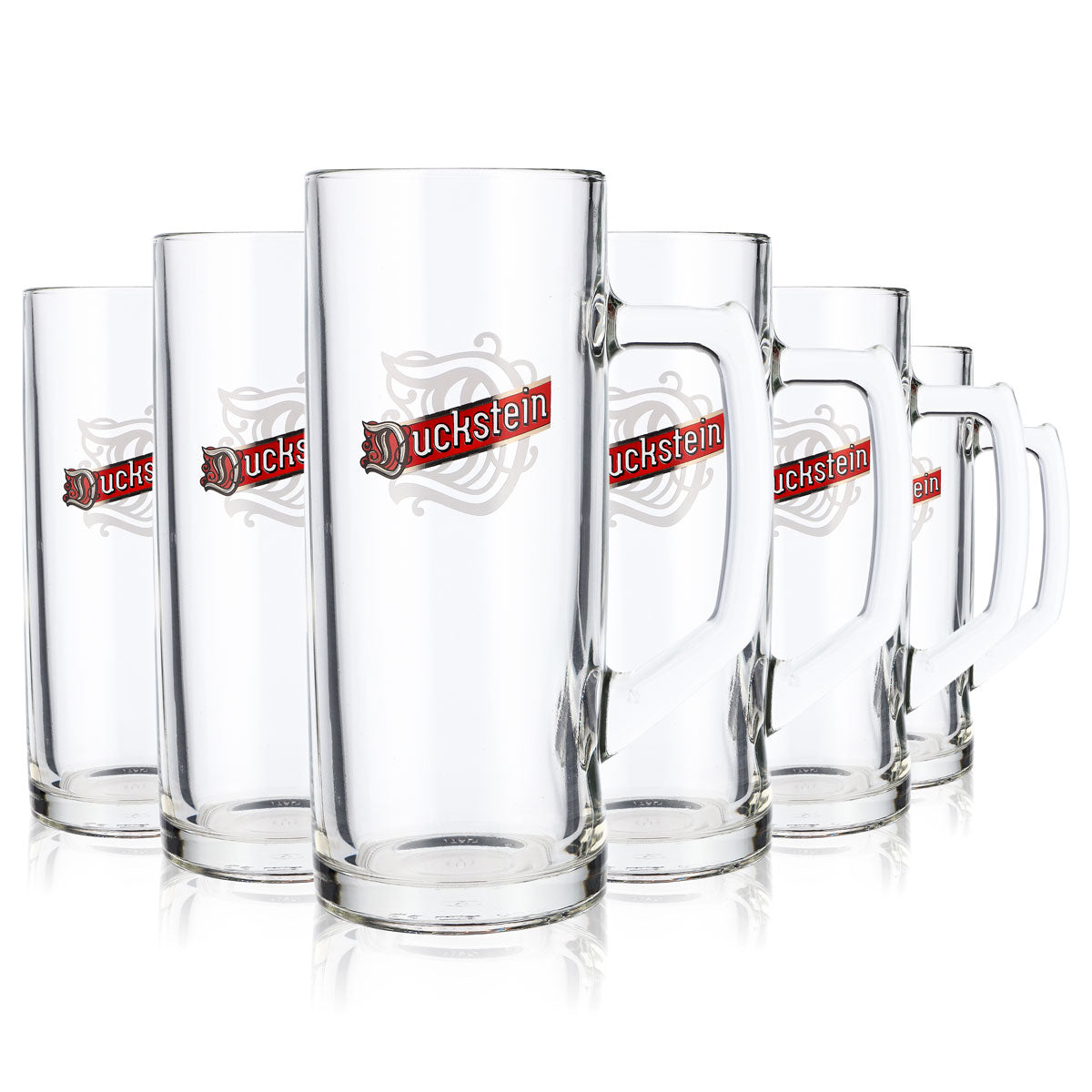 6x Duckstein beer glass 0.5l beer mug beer stein beer tankard smooth Borgonovo Reno – View 8