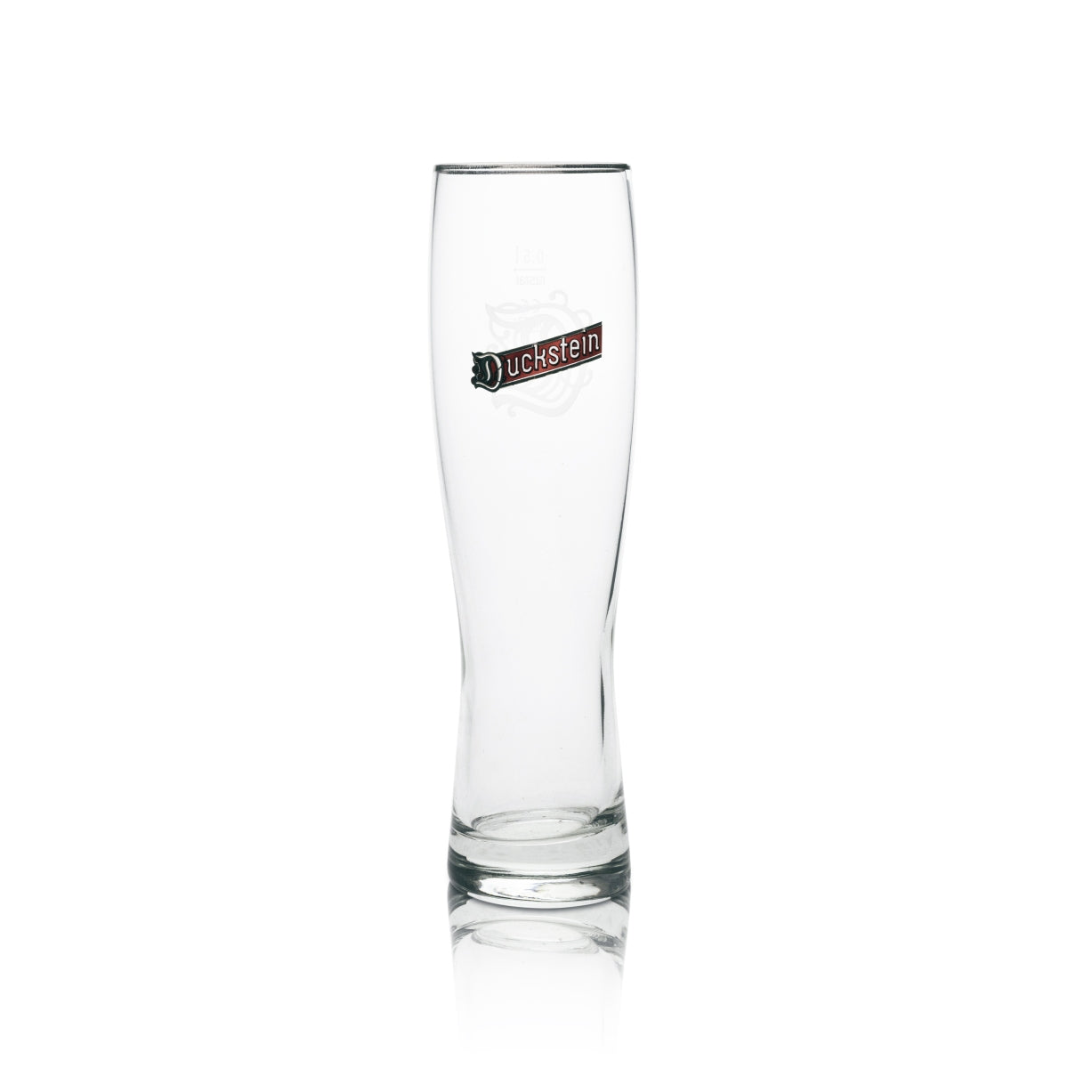 6x Duckstein Beer Glass Pilsener 0.5l Silver Rim – View 2
