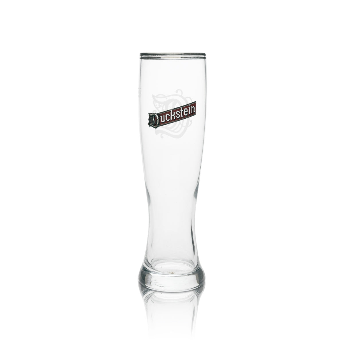 6x Duckstein Beer Glass Wheat 0.5l Silver Rim Double Sahm – View 2