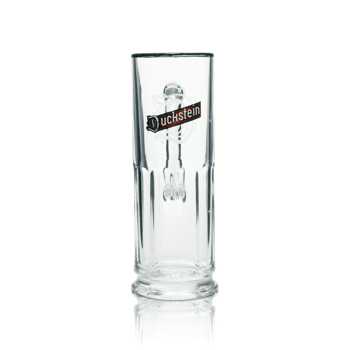 6-Pack of Duckstein Beer Mugs, 0.3 L, Maximilian Seidel, Silver Rim – View 2