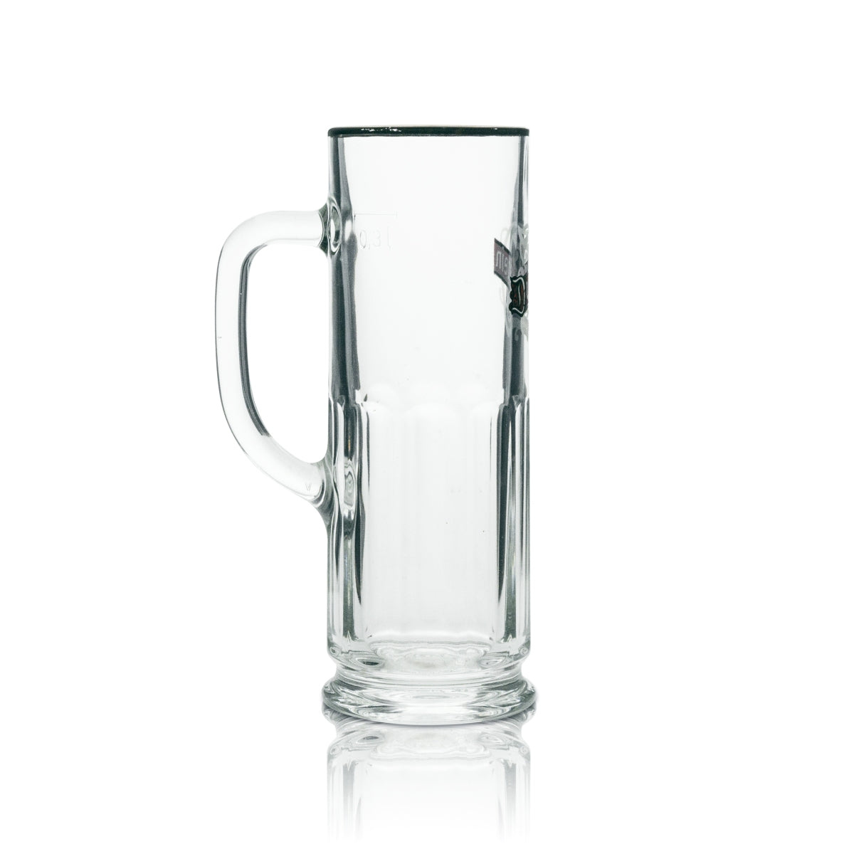 6-Pack of Duckstein Beer Mugs, 0.3 L, Maximilian Seidel, Silver Rim – View 3