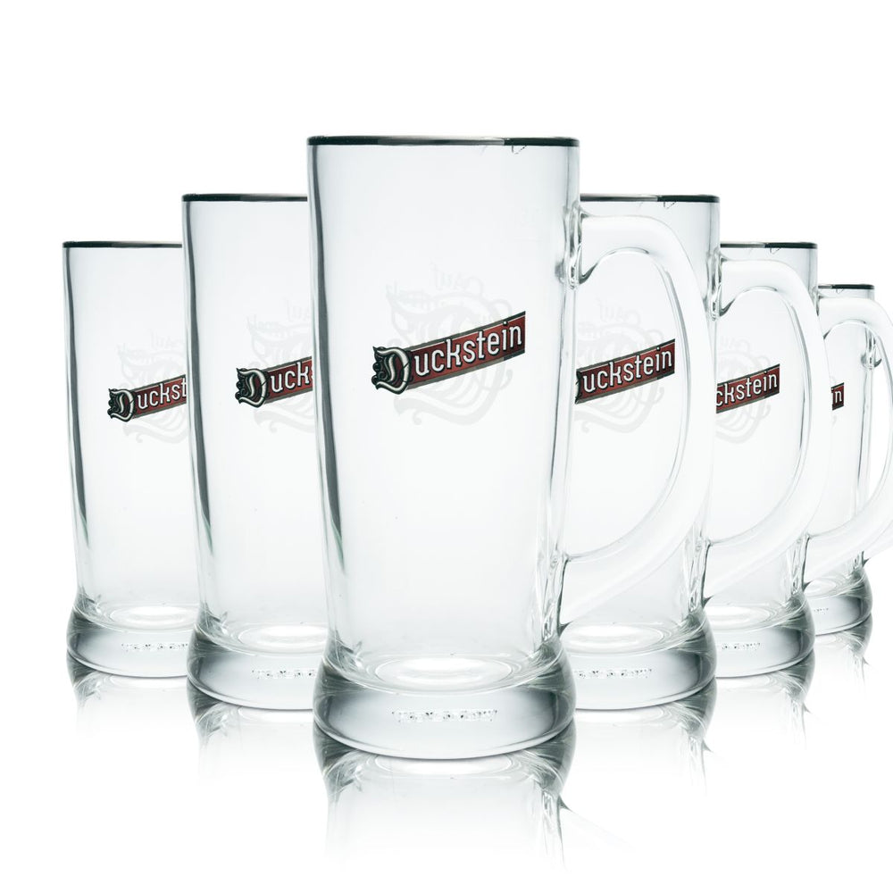 6x Duckstein beer glass 0.5l mug beer mug beer mug Seidel glasses set brewery