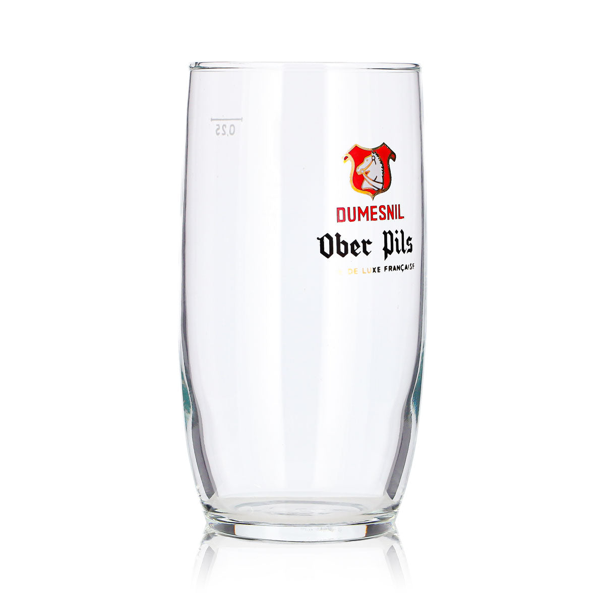 6 Dumesnil Beer Glasses, 0.25 L, Ober Pils, Red Logo – View 4