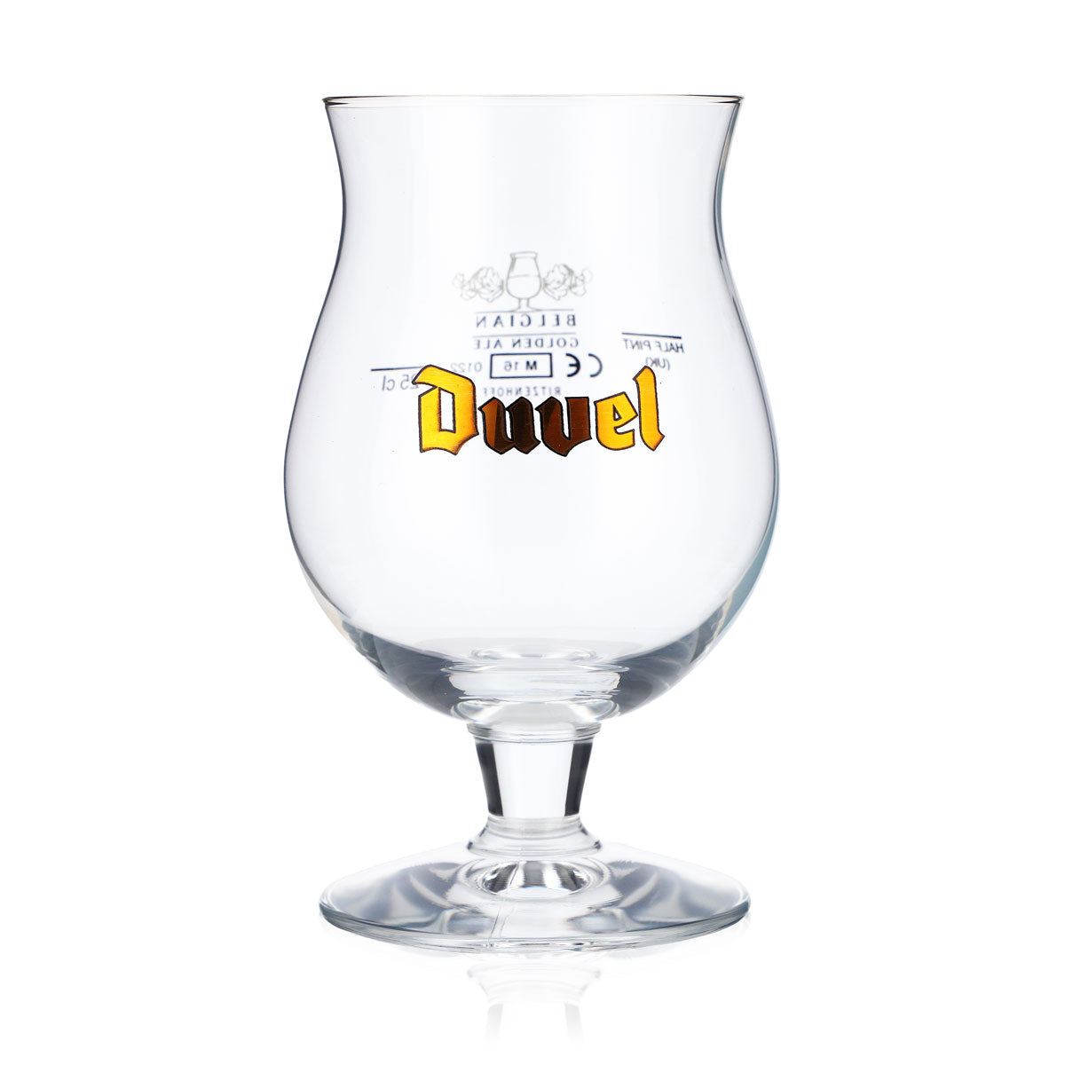 6x Duvel beer glasses Beer glasses, bulbous  0.25 l Golden logo – View 2