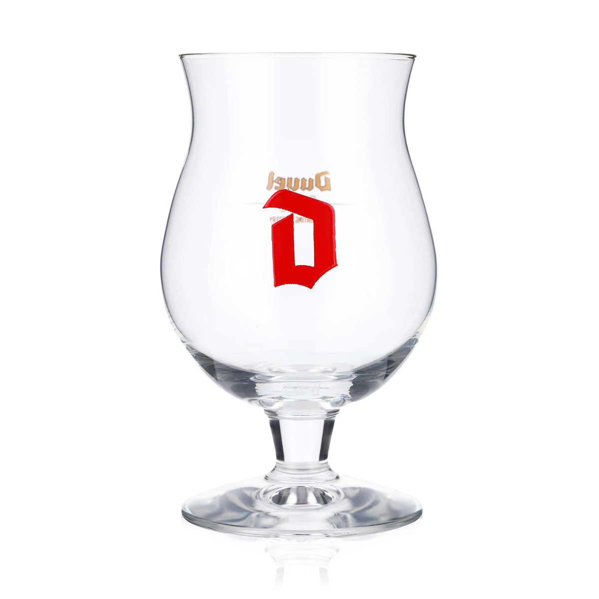 6x Duvel beer glasses Beer glasses, bulbous  0.25 l Red logo – View 2