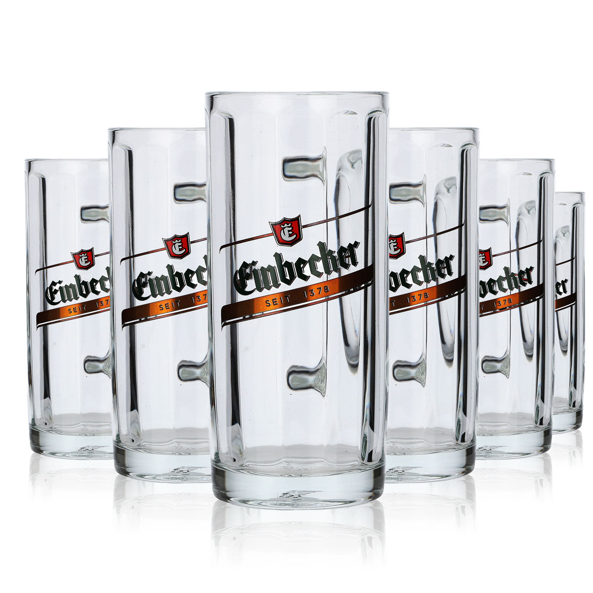 6x Einbeck glass 0.2l beer mug jug Seidel Allgäu glasses – View 5
