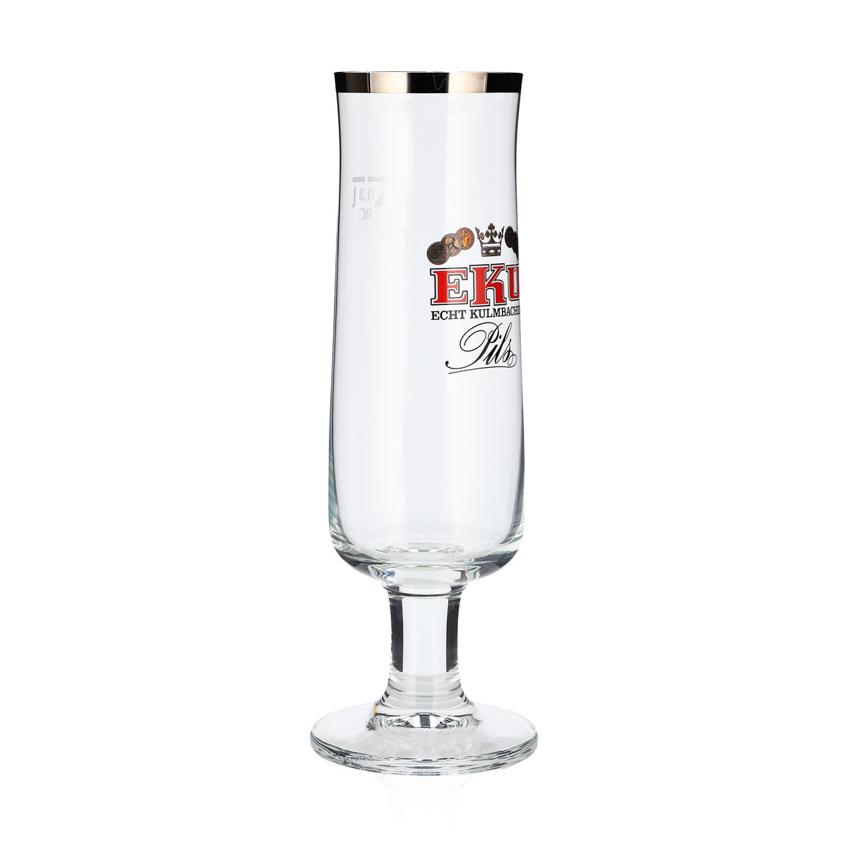 6 Eku Beer Glasses, 0.3 L, Goblet, Platinum Rim, RC (Set of 6) – View 3