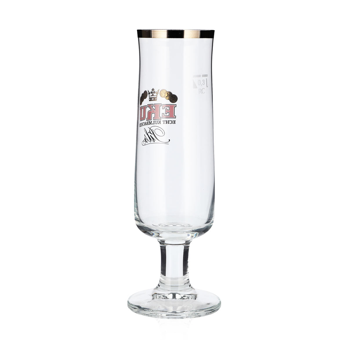 6 Eku Beer Glasses, 0.3 L, Goblet, Platinum Rim, RC (Set of 6) – View 4