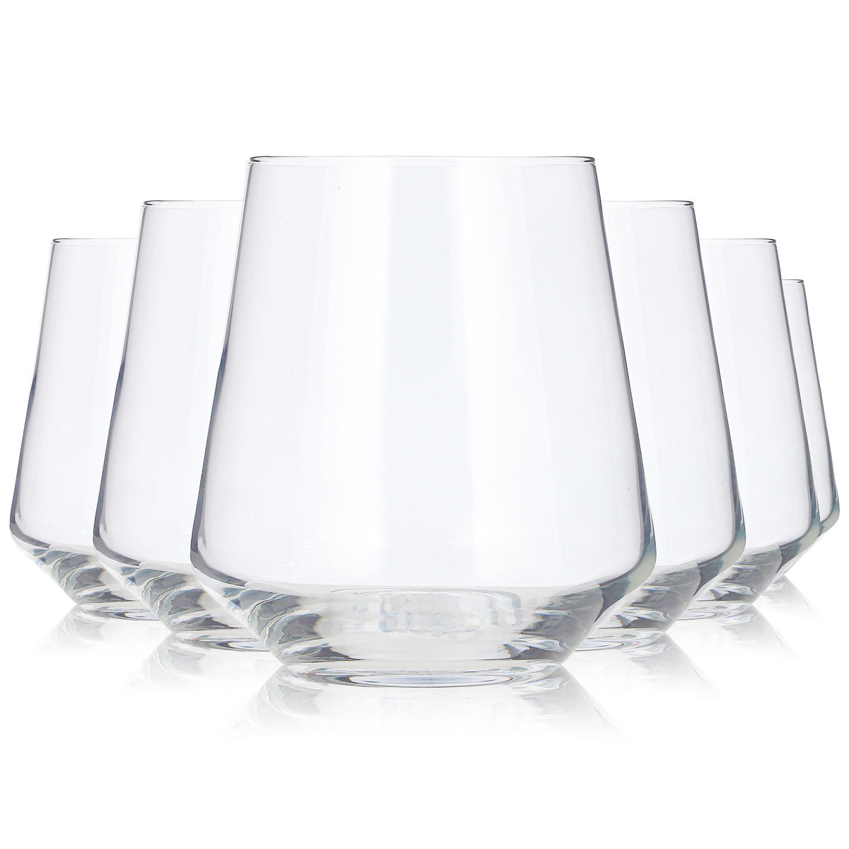 6x El Puro Water Glasses, 0.38 L, with Rastal Logo on the Bottom (Set of 6)