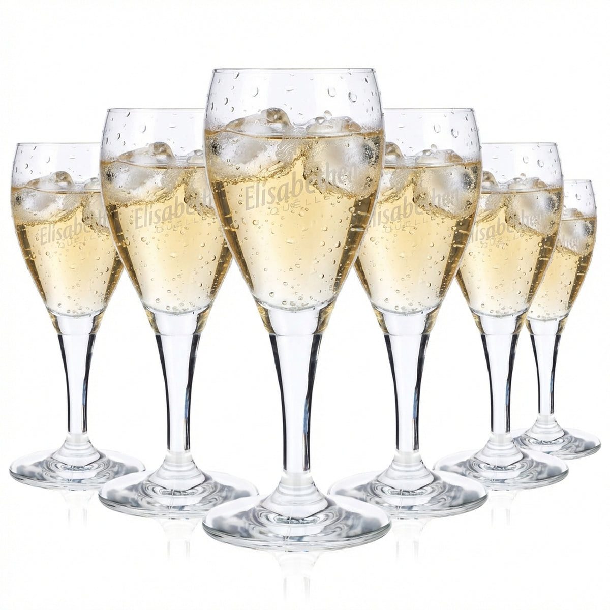 6x Elisabethen Quelle water glasses Water glasses 0.16 l Goblet Rastal