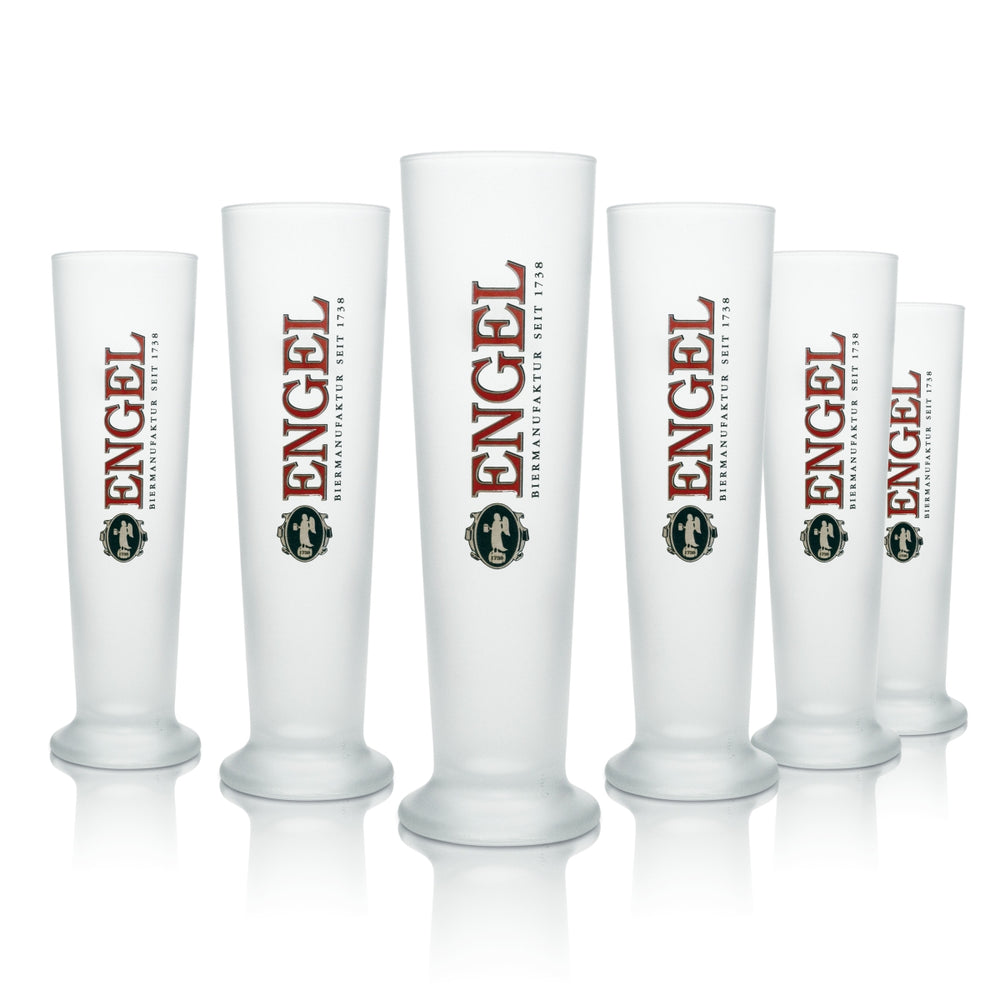 6x Angel Beer Glass Exclusive Bar "Cheers, my angel" 0.3l Rastal