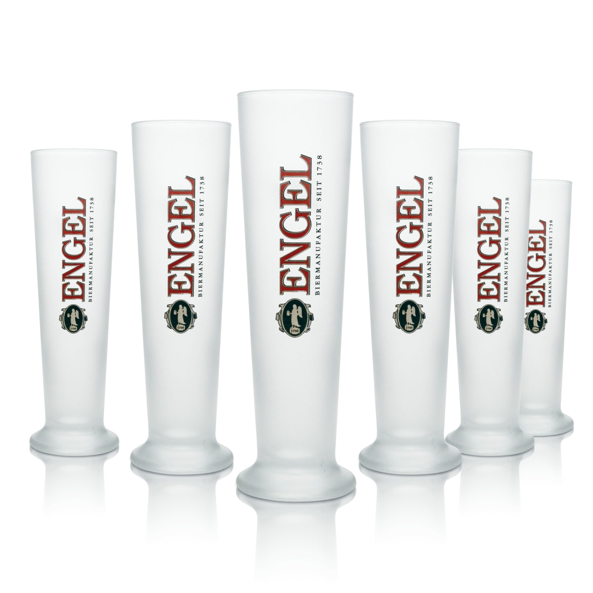 6x Angel Beer Glass Exclusive Bar "Cheers, my angel" 0.3l Rastal