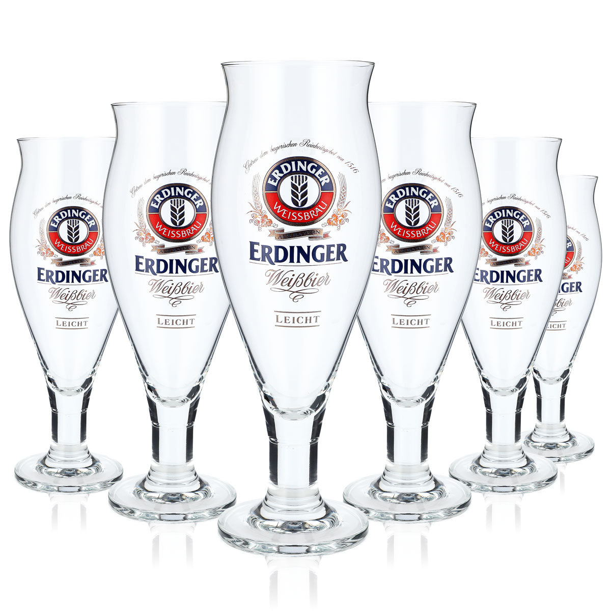 6x Erdinger beer glasses, 0.5l, "Colani" designer glasses by Ritzenhoff – View 5