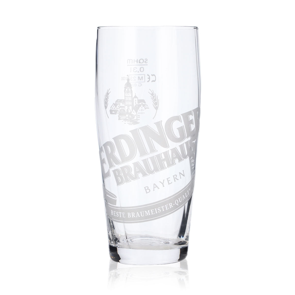 6x Erdinger Glass 0.3l Brewery Beer Willibecher Mug Glasses Beer Glass Weissbräu – View 3