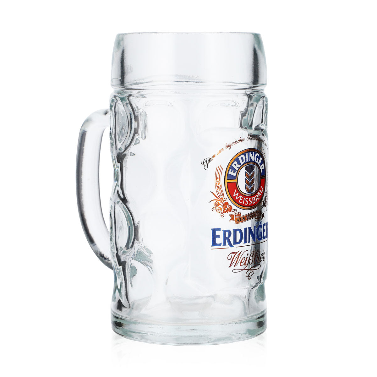 6x Erdinger Weissbräu beer mug glass 0.5l mug Punktseidel / Isarseidel – View 3