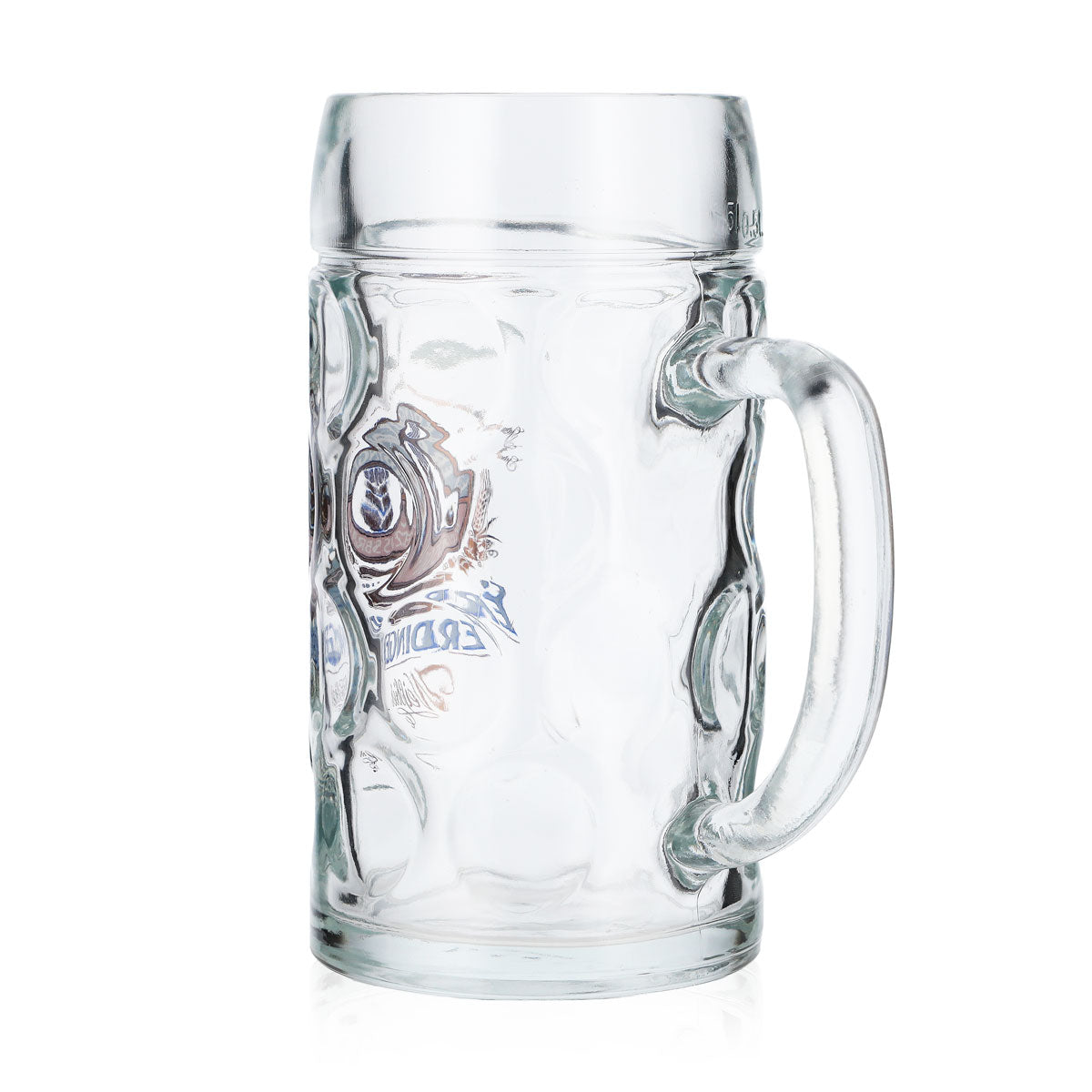 6x Erdinger Weissbräu beer mug glass 0.5l mug Punktseidel / Isarseidel – View 5