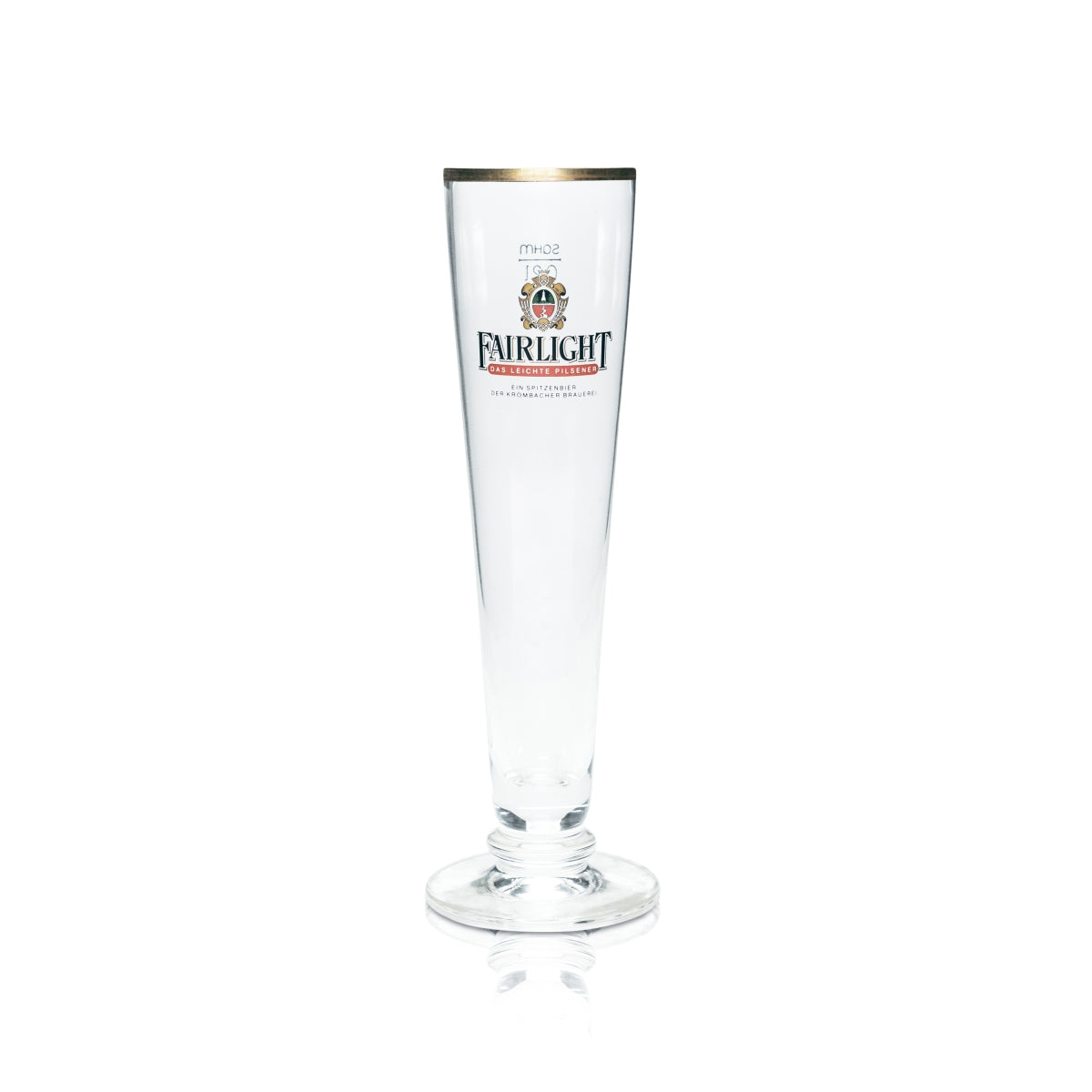 6x Fairlight beer glass 0.2 l tulip glass with gold rim, glasses, gastro pub, pilsner, brewery – View 3