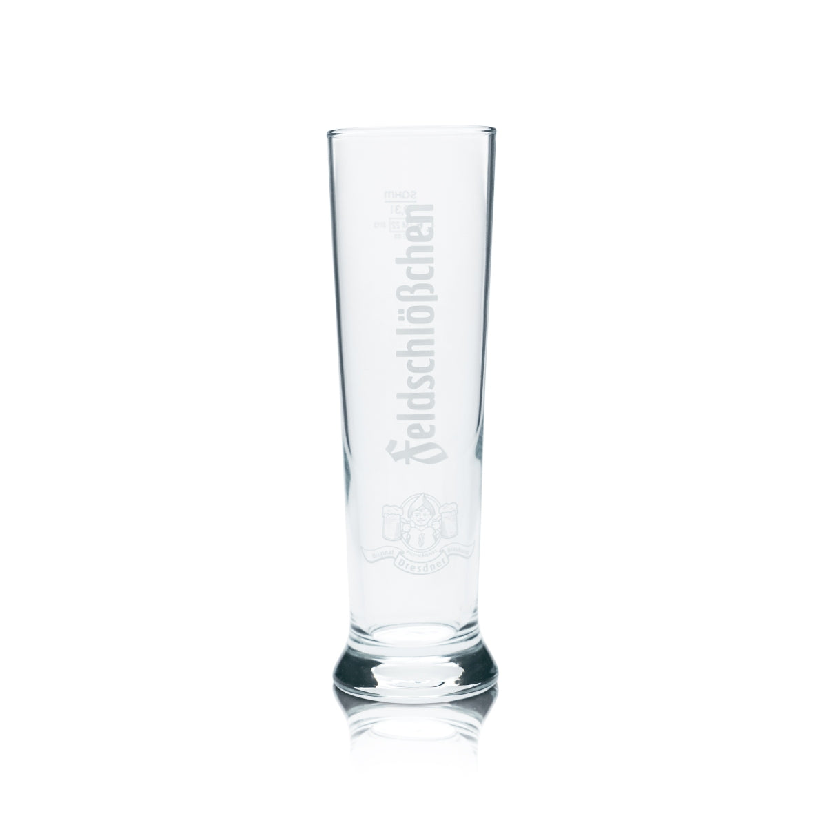 6x Feldschlößchen glass 0.3l beer trophy tulip mug glasses catering calibrated beer – View 2