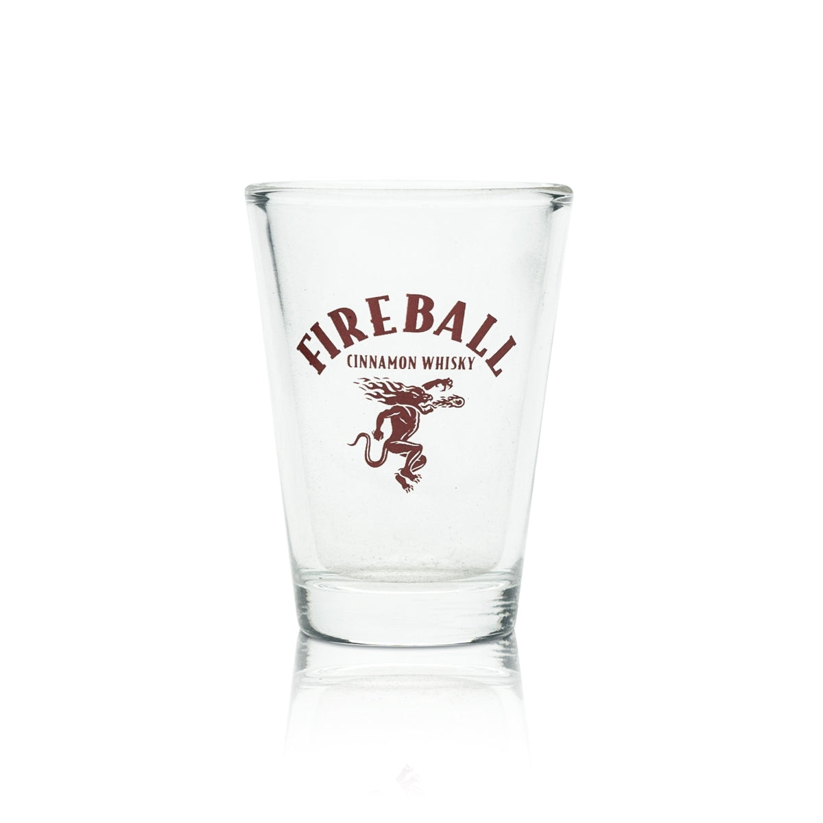 6x Fireball Whiskey Glass 5cl Shot Glasses Short Shot Glasses Cinnamon Bar – View 2