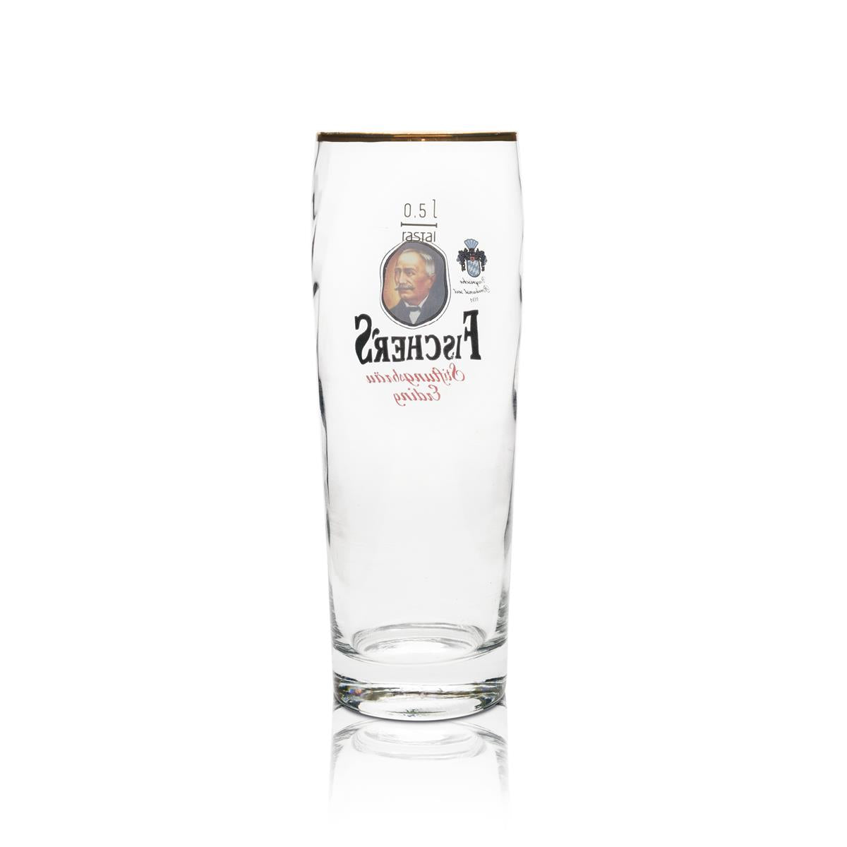 6x Fischer's Beer Glass Willy Mug 0.5l Rastal – View 3