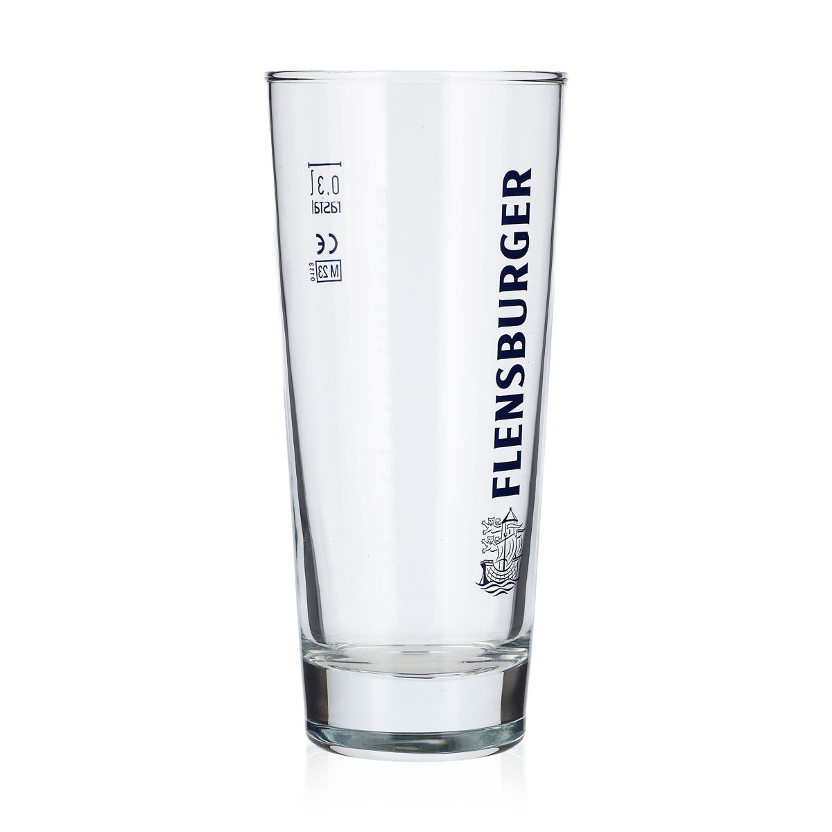 6 Flensburg Beer Glasses, 0.3 L, Frankonia Rastal Beer Glasses (Set of 6) – View 3
