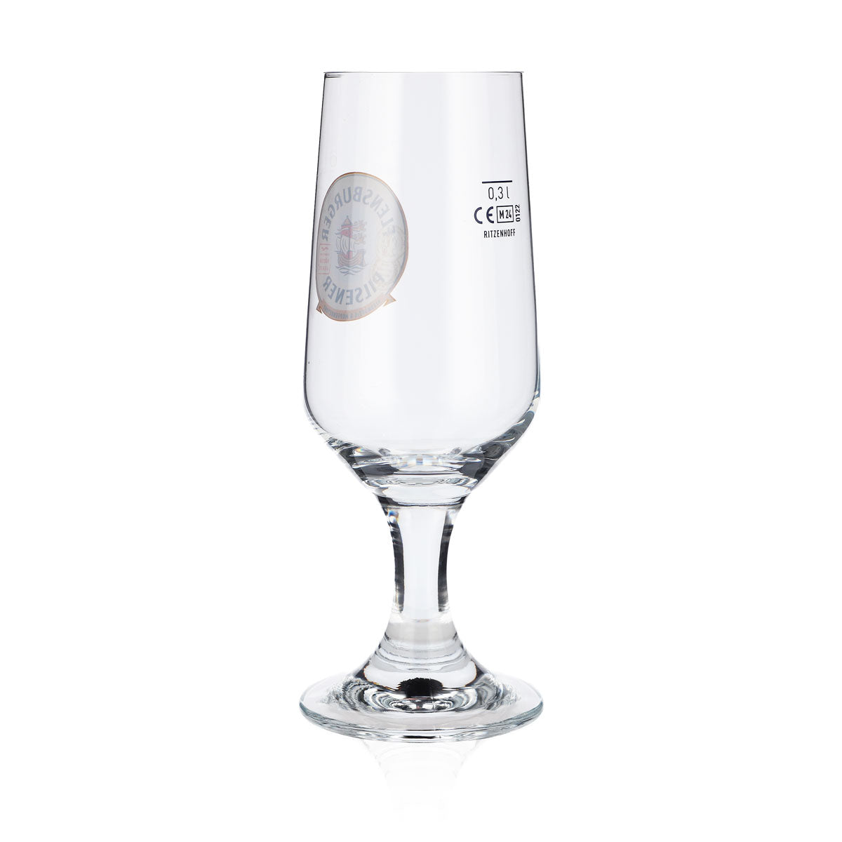 6x Flensburg beer glass 0.3l Beer glasses Trophy glass "Herbwürzig Hopfenbetont" – View 4