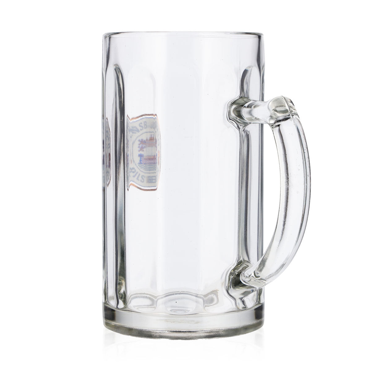 6 Flensburg Beer Glasses, 0.5 L, Jug, Ship Logo, Rastal – View 5