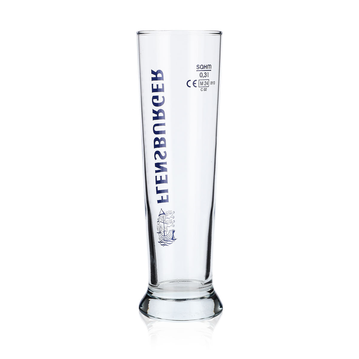 6x Flensburger beer glass 0.3l cup with vertical lettering Sahm Vancouver – View 4