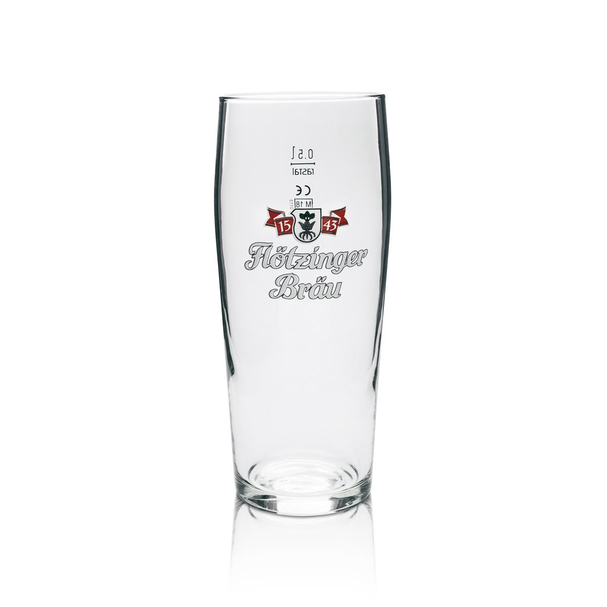 6x Flötzinger beer glass 0.5l Willi Rastal – View 2