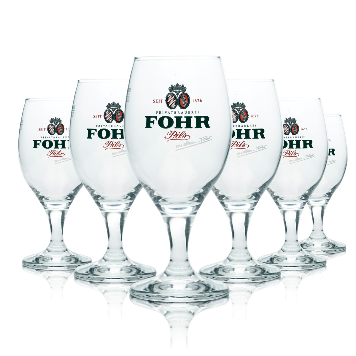 6x Fohr Beer Glass 0.3l Goblet Tulip Mug Glasses Brewery Gastro Bar Pils Beer – View 4