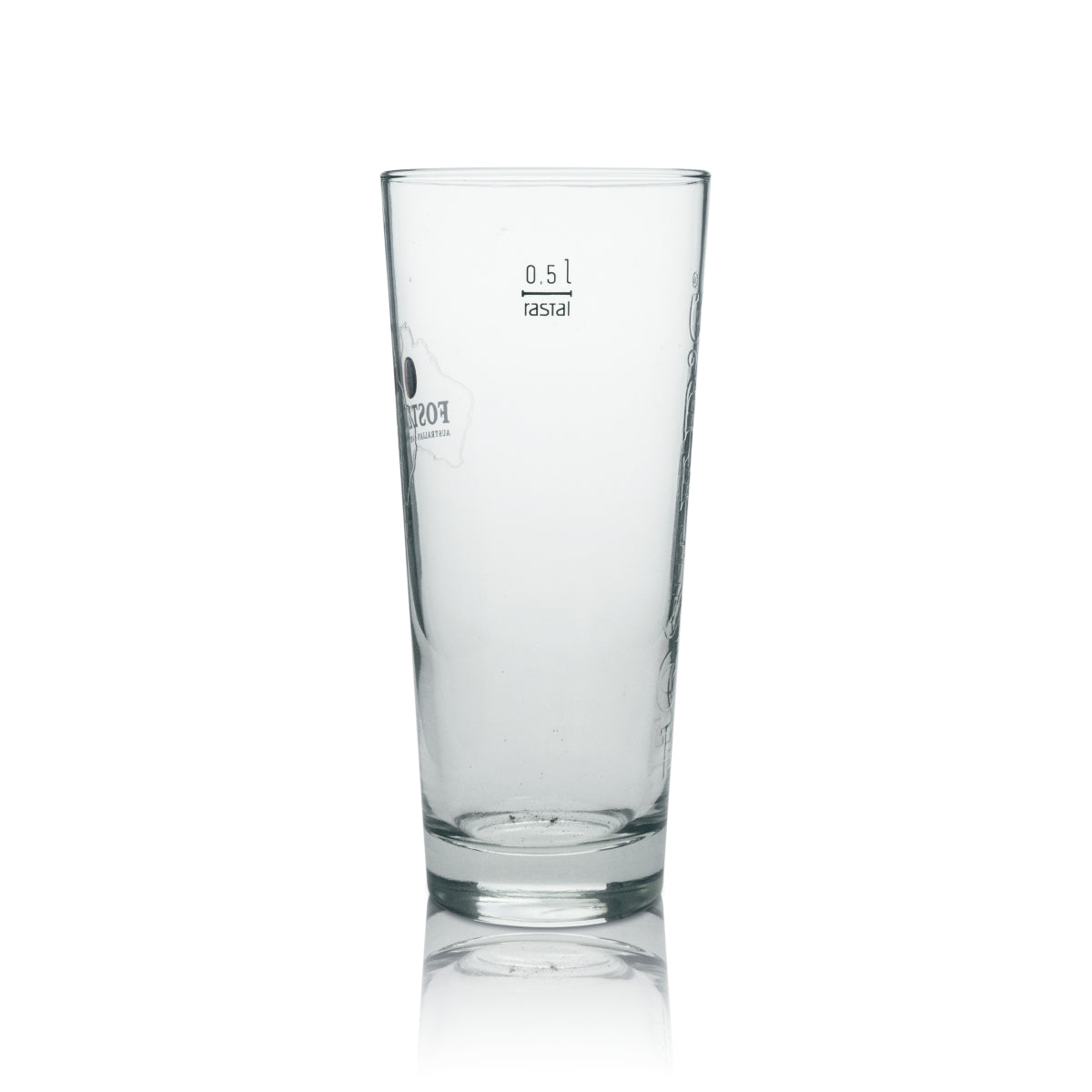 6x Fosters Beer Glass Long Drink "Map" 500ml rastal – View 4