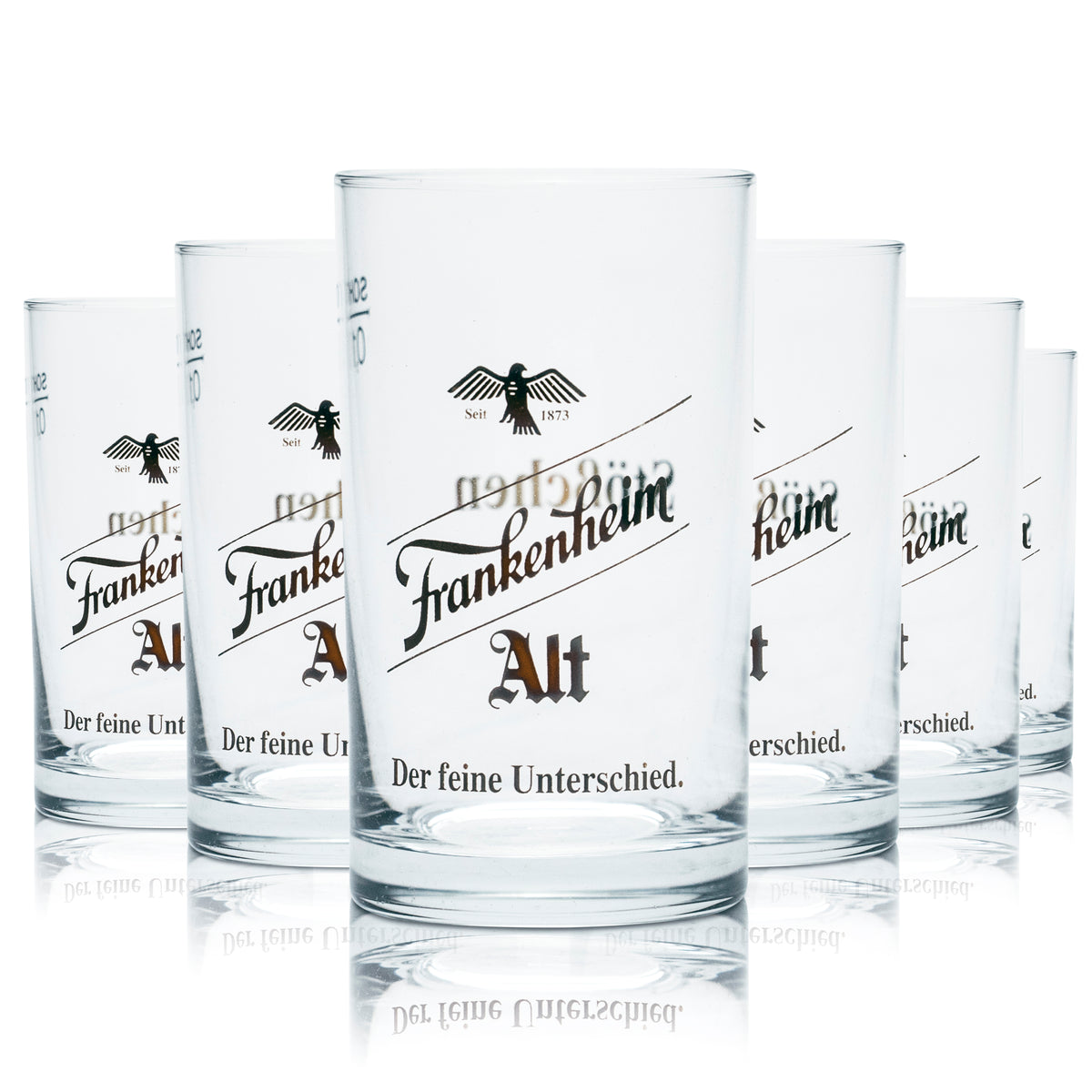 6x Frankenheim Glass 0.1l Alt Beer Glasses Mug Mug Calibrated Gastropub Bar – View 5