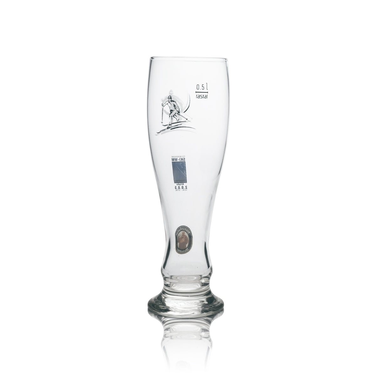 6x Franziskaner Beer Glass Wheat Glass Ski Edition 0.5l rastal – View 3