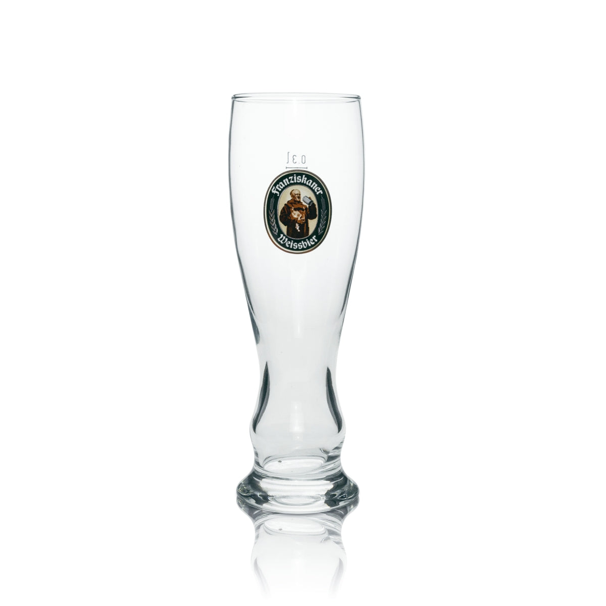 6x Franziskaner wheat beer glass 0.3l yeast crystal wheat glasses calibrated for catering – View 4