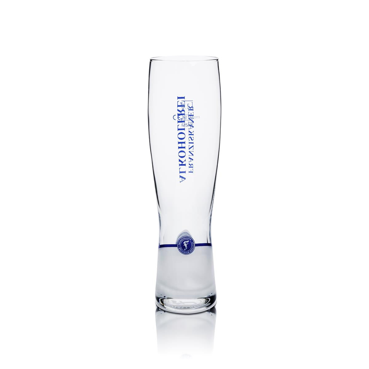 6x Franziskaner wheat beer glass 0.5l yeast wheat glasses alcohol-free calibrated catering – View 3