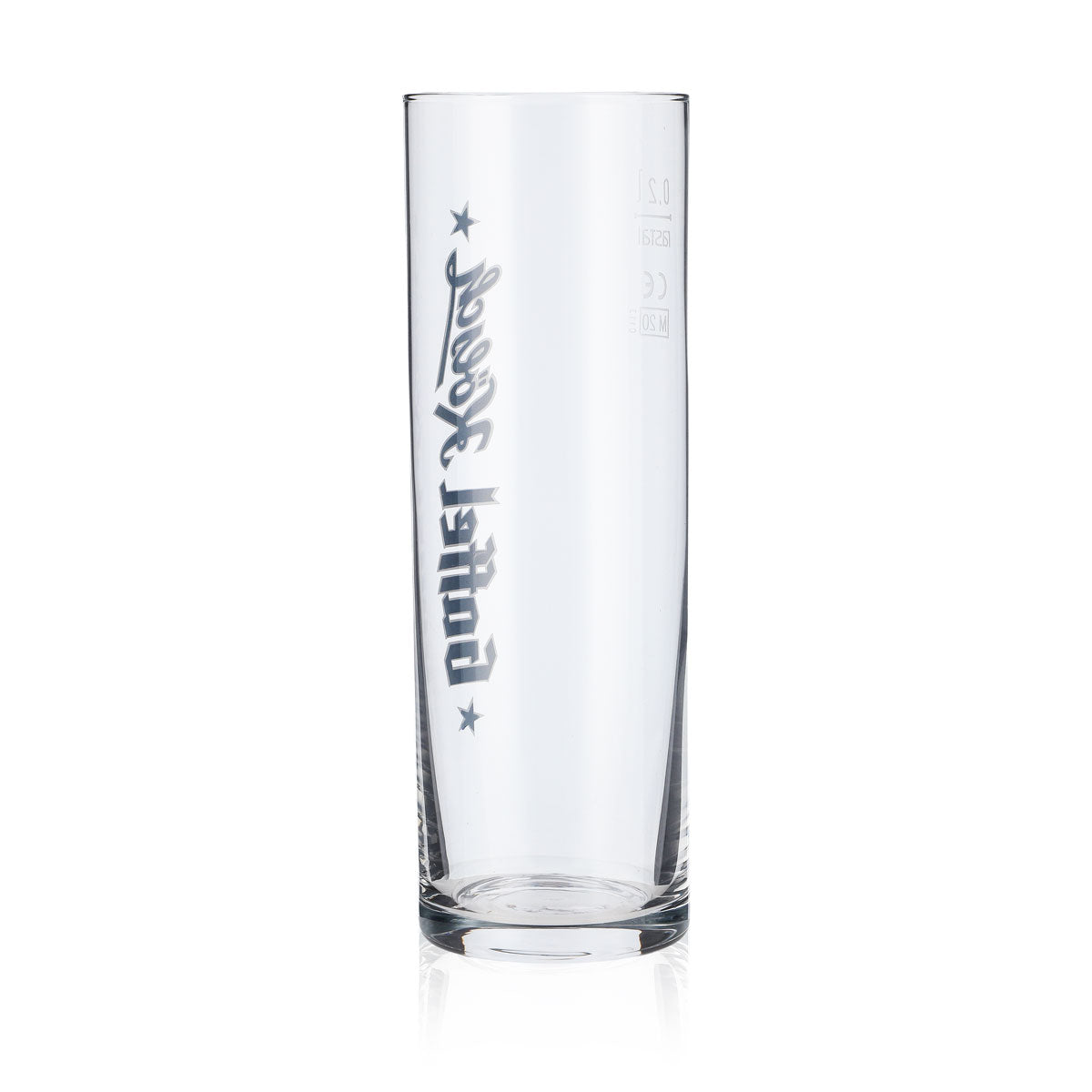 6x Gaffel beer glasses 0.2l Kölsch glass vertical logo text only Rastal – View 5