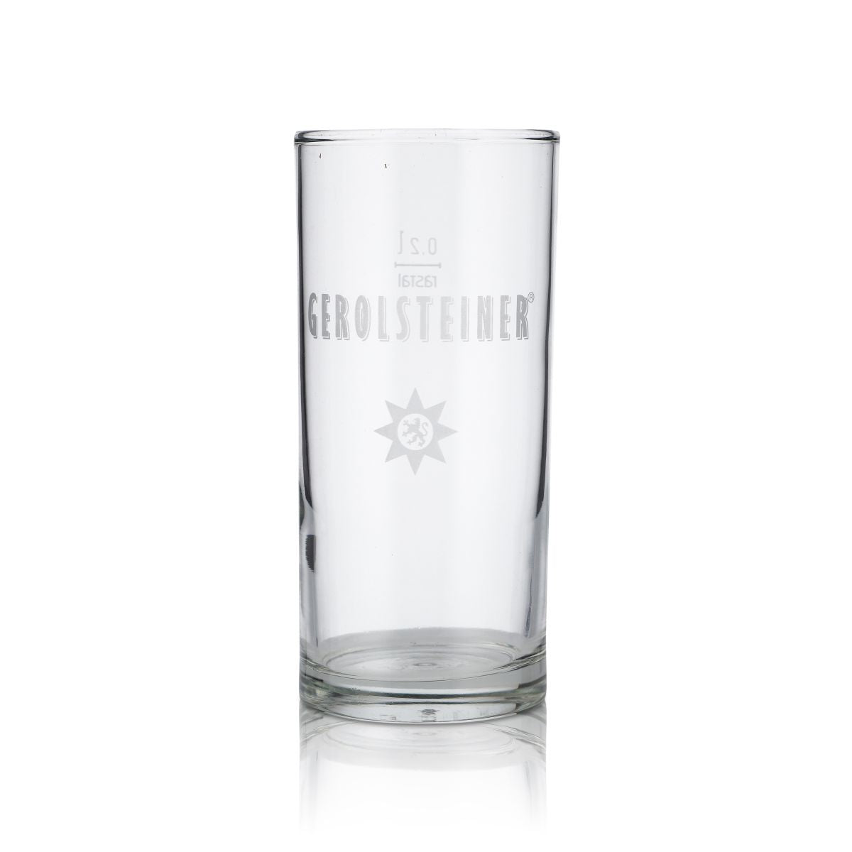 6x Gerolsteiner glass 0.2l mineral water sparkling soda glasses set Gastro – View 2