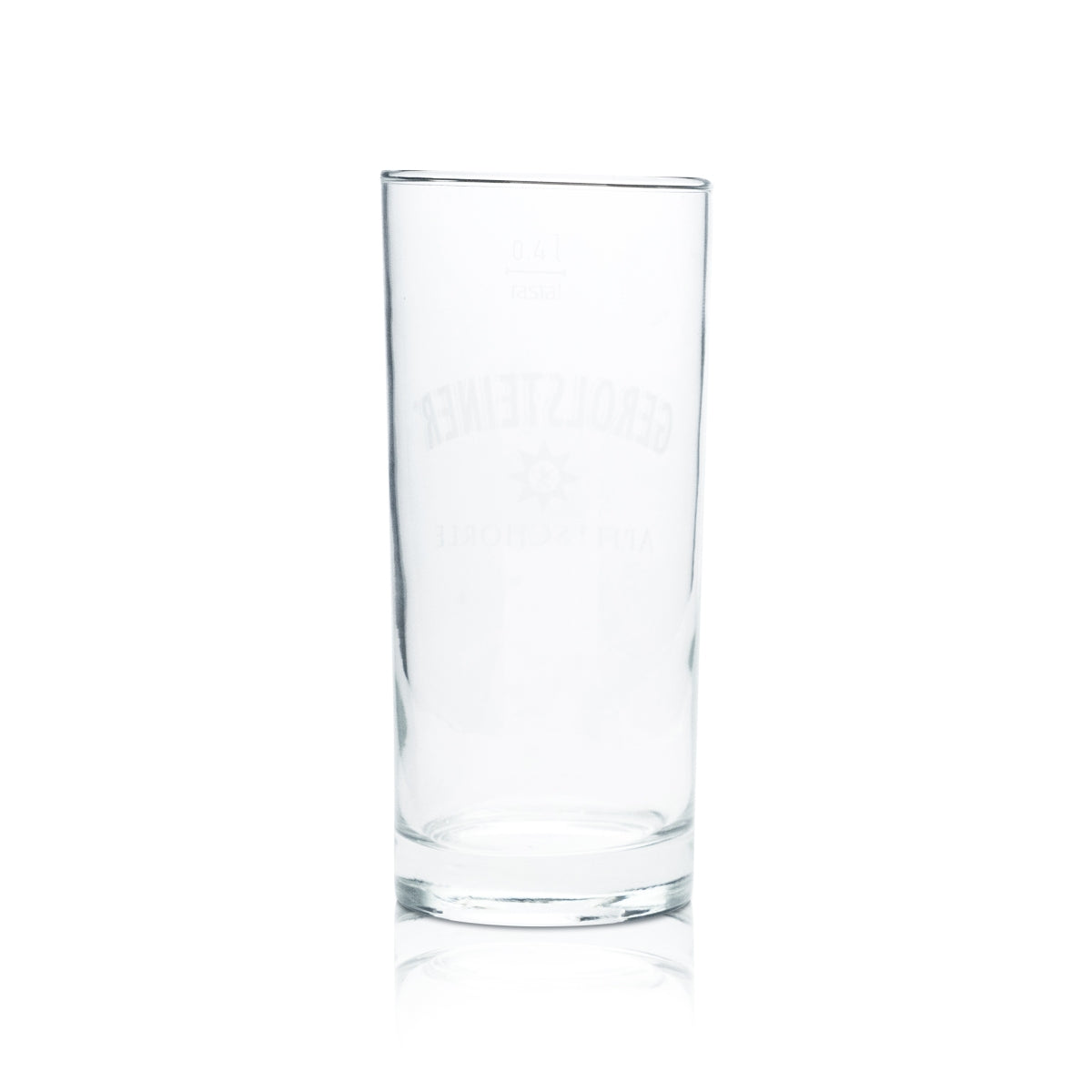 6x Gerolsteiner water glass 0.4l cup glasses apple spritzer mineral spring Gastro – View 3