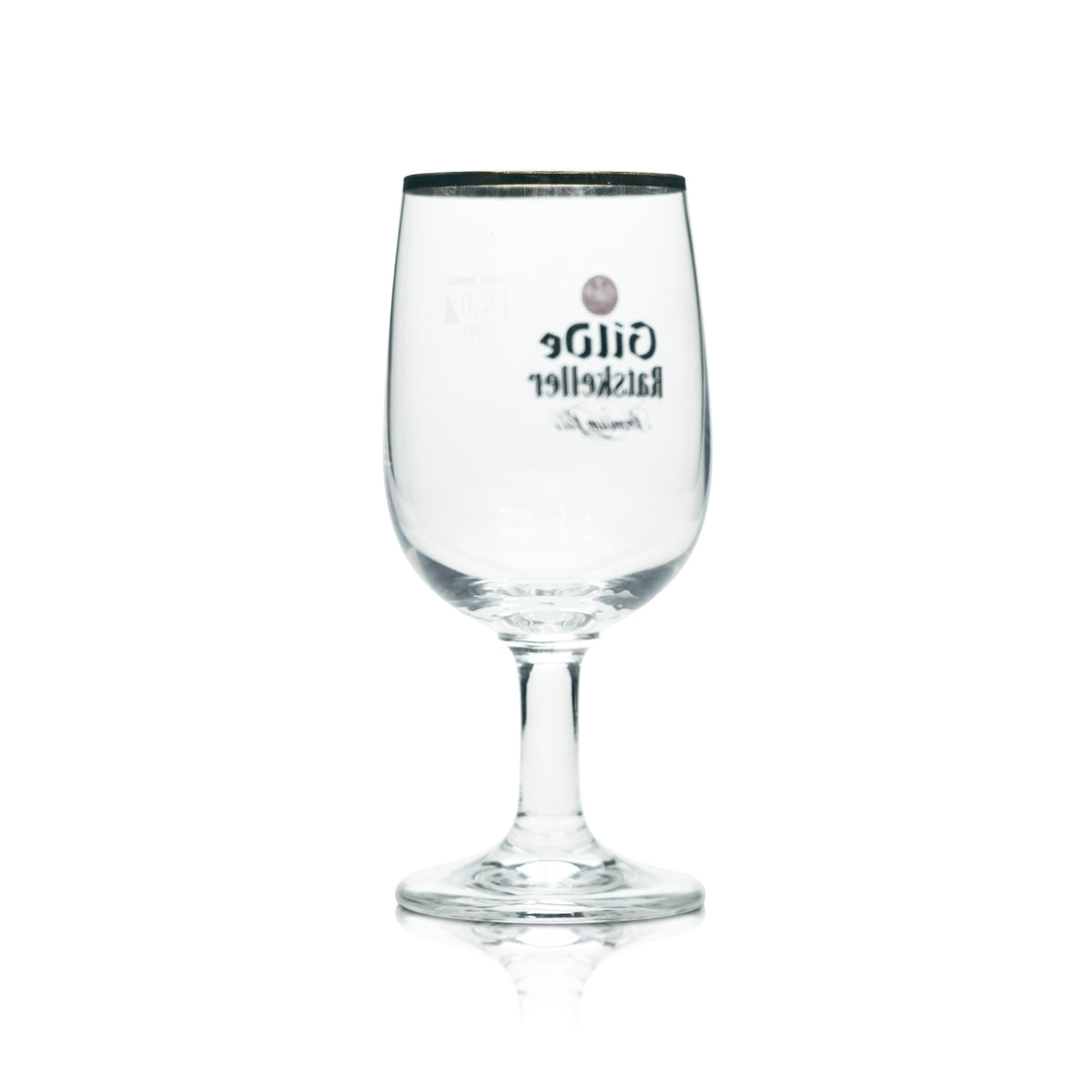 6x Guild Pilsner Beer Glass 0.2l Goblet Tulip Ratskeller Gold Rim Glasses Brewer – View 3