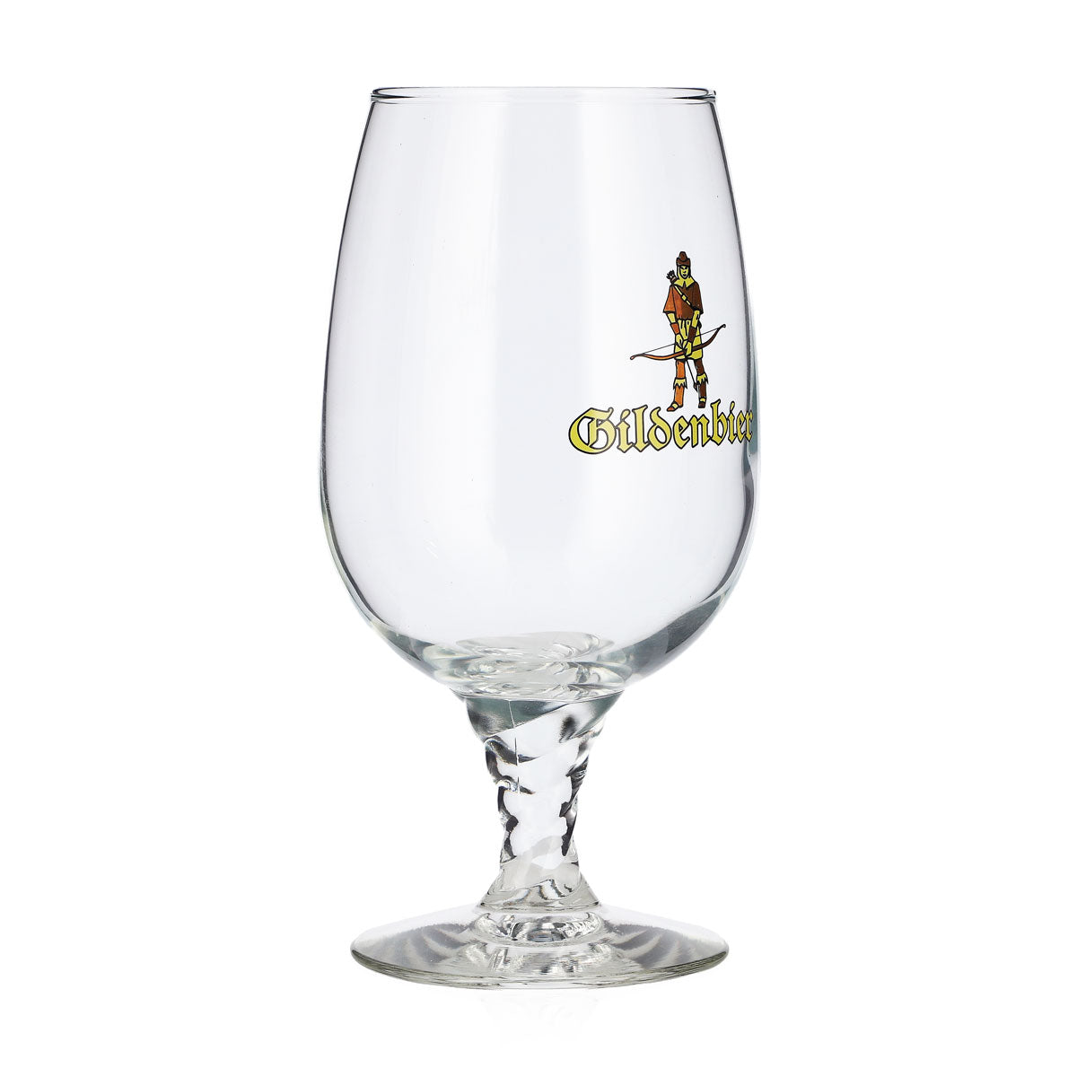 6x Guild Beer Glass, 0.4 L, Goblet-Shaped with Relief Design on the Stem – View 3