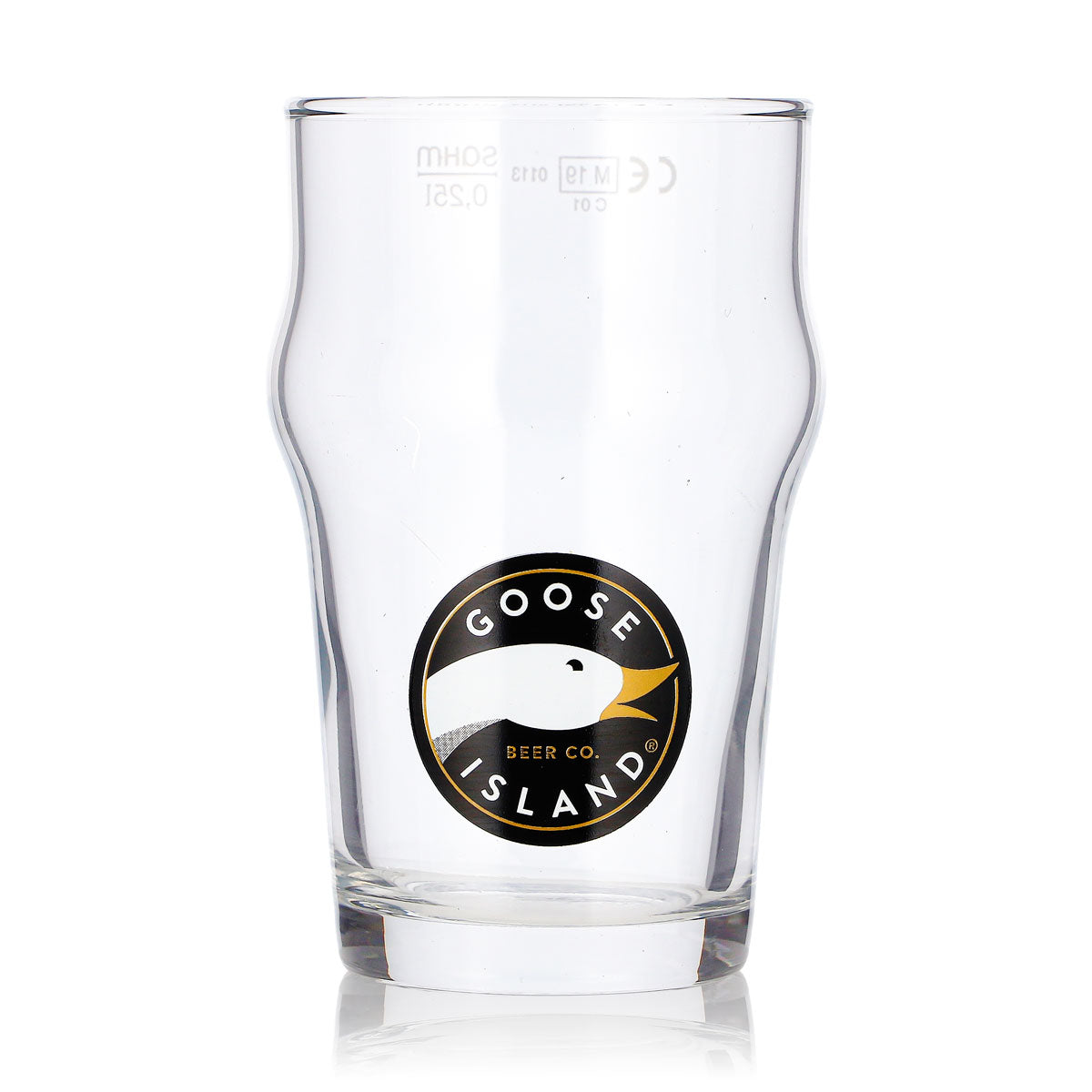 6 Goose Island Beer Glasses, 0.25 L, Long Drink, Goose Logo, 1988 Sahm Beer Glasses (Set of 6) – View 2