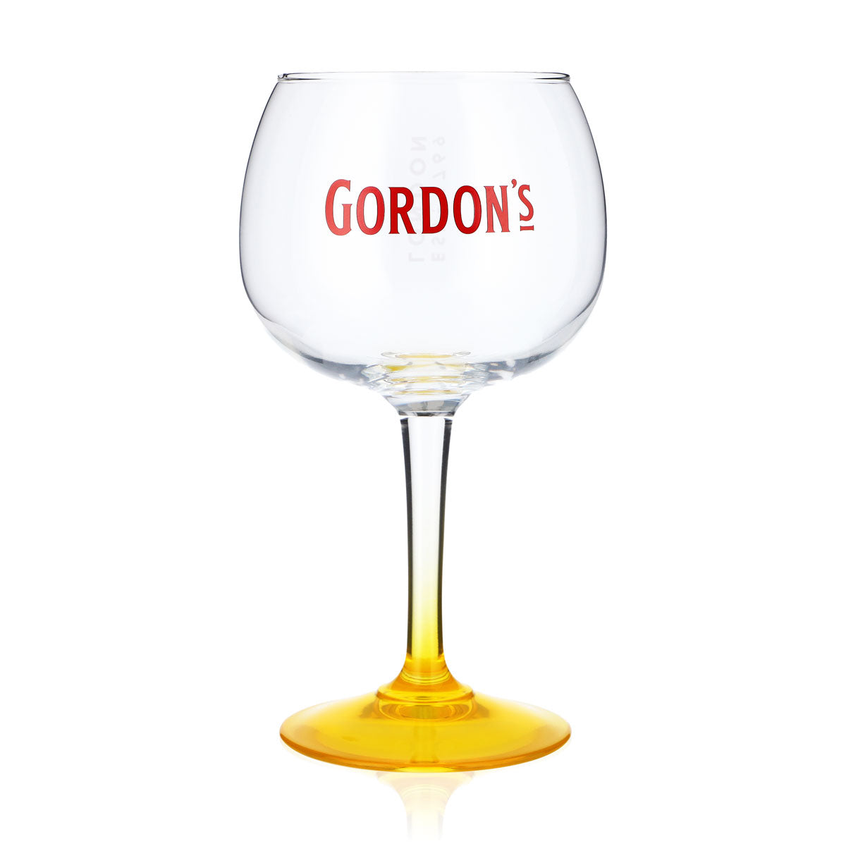 6x Gordon's Gin Glasses Balloon Glass 0.45l Gin Glasses Yellow – View 2