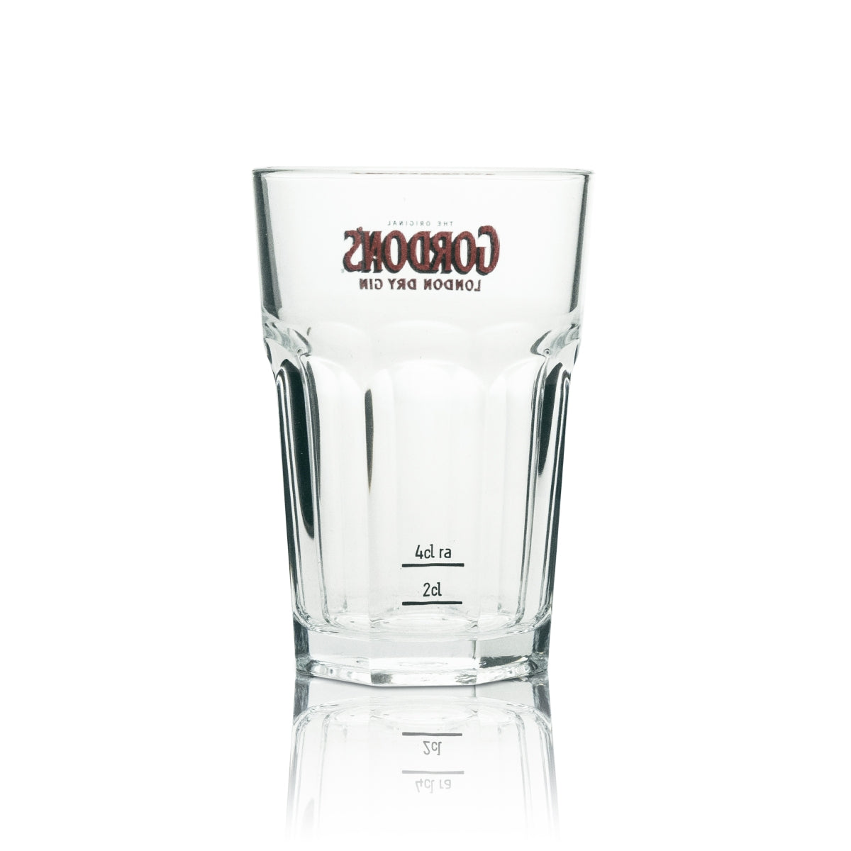 6x Gordon's Gin Long Drink Glasses with Red Lettering, 360 ml – View 3